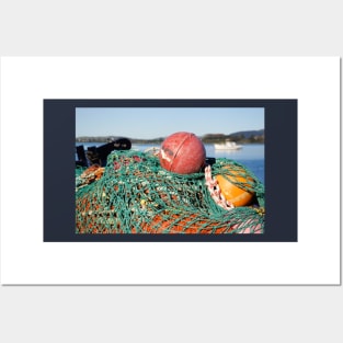 fishing net and floats Posters and Art